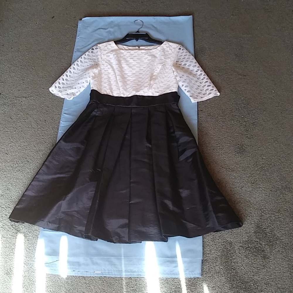 Black and white dress